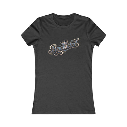 "Bejeweled" Rhinestone Script Tee
