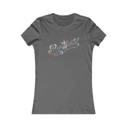 "Bejeweled" Rhinestone Script Tee