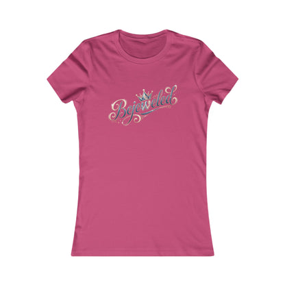 "Bejeweled" Rhinestone Script Tee