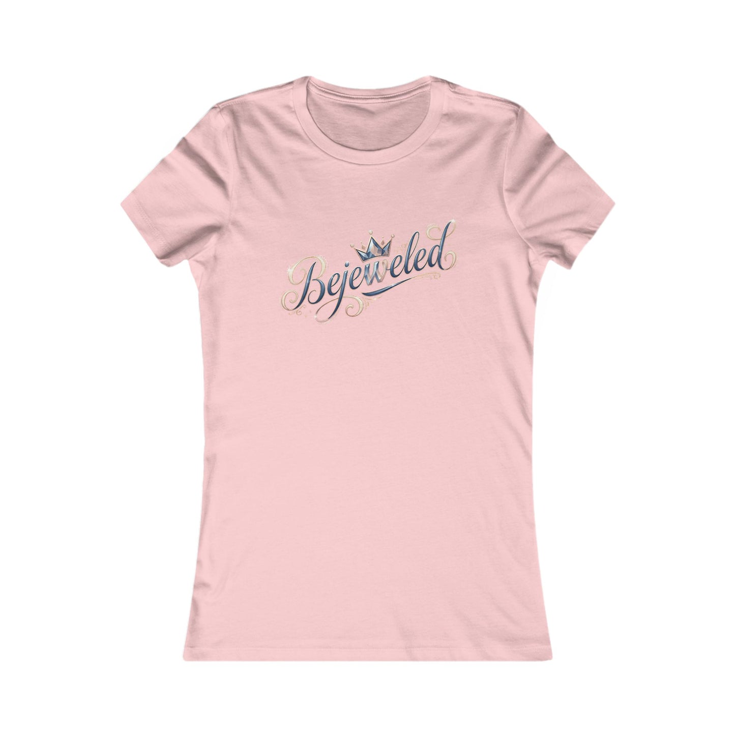 "Bejeweled" Rhinestone Script Tee
