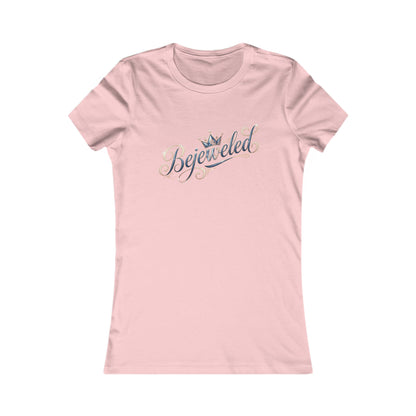 "Bejeweled" Rhinestone Script Tee
