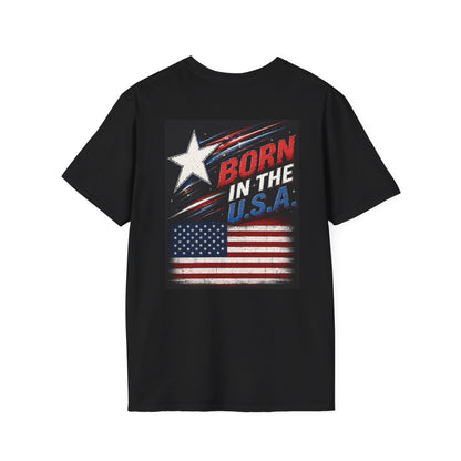 Patriotic "250 and Counting" T-Shirt — Uncle Sam with Eagle
